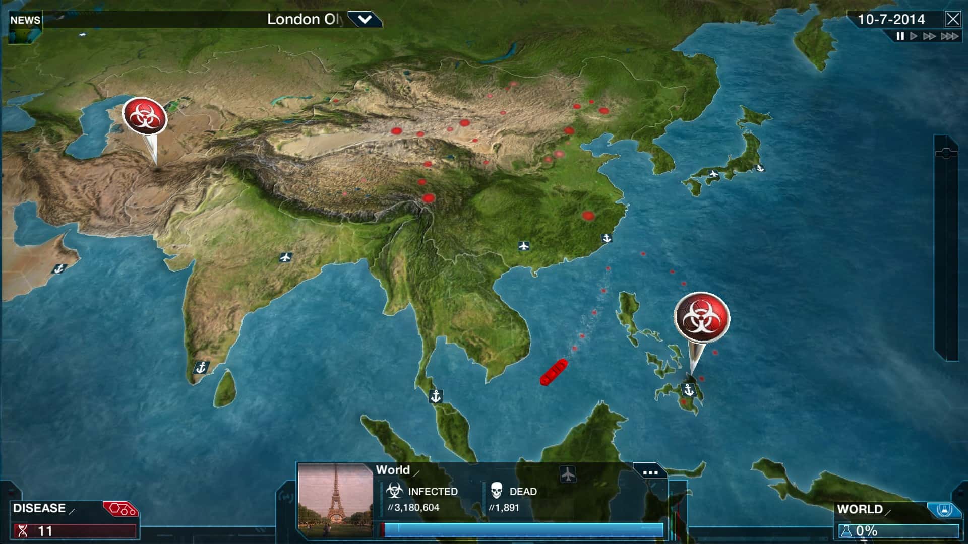 瘟疫公司:物竞天择 进化 Plague Inc Evolved 全DLC
